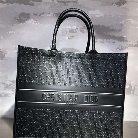 all black christian dior bag|christian dior tote bag clearance.